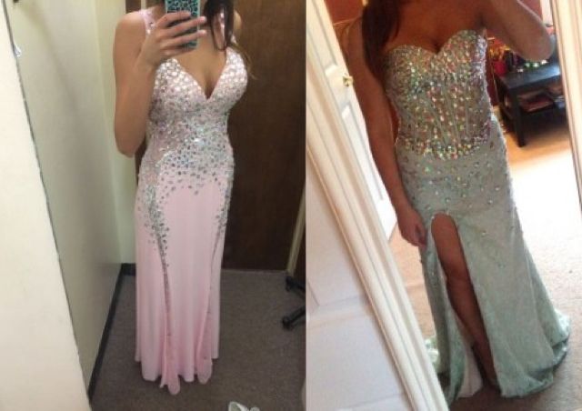 Some of the allegedly inappropriate dresses